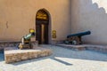 Entrance to the Nizwa fortress, Oman....IMAGE