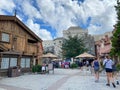 The entrance to the Norway Pavillion in the World Showcase at EPCOT at Walt Disney World in Orlando, FL