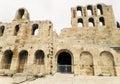 The Odeon of Herodes Atticus Theatre, One of the Oldest and Finest Open-air Theatres in the World, Acropolis of Royalty Free Stock Photo