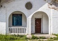 Entrance to the old abandoned building Royalty Free Stock Photo