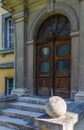 Entrance to an old building