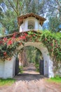 Entrance to an old hacienda restaurante Royalty Free Stock Photo