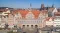 Green Gate Entrance To Old Town Of Gdansk Poland Royalty Free Stock Photo