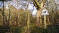 The entrance to Padley Gorge in the Peak District, Northern England