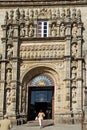 Entrance to parador in Santiago de Compostela