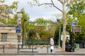 Entrance to the Paris Metro, France Royalty Free Stock Photo