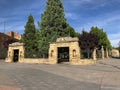 Entrance to the park of Alameda de Cervantes, Soria