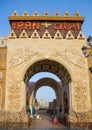 Entrance to the Pavilion of Iran in the park entertainment center Global Village in Dubai Royalty Free Stock Photo