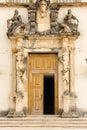 Entrance to Pavilion at the University. Coimbra . Portugal Royalty Free Stock Photo