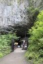 Entrance to Peak Cavern in Castleton Royalty Free Stock Photo