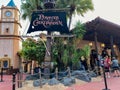 The entrance to the Pirates of the Caribbean ride at Magic Kingdom in Disney World Orlando, Florida Royalty Free Stock Photo