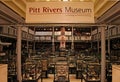 The entrance to The Pitt Rivers Museum in Oxford. A collection of over half a million archeological and anthropological artifacts Royalty Free Stock Photo