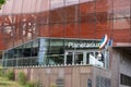 Entrance to the Planetarium building in Warsaw. Copernicus Science Museum