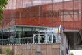 Entrance to the Planetarium building in Warsaw. Copernicus Science Museum