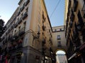 Entrance to the Plaza Mayor, main square, Madrid, Spain Royalty Free Stock Photo