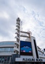 Entrance to the Pleasure Beach Blackpool August 2020 Royalty Free Stock Photo