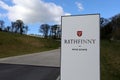 The entrance to the Rathfinny wine estate