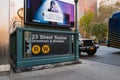 Entrance to 23rd Street subway station in New York, USA