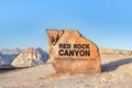 Entrance to Red Rock Canyon Royalty Free Stock Photo