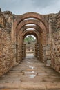 Entrance to Roman Theatre MÃÂ©rida Royalty Free Stock Photo