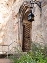 Gothic church entrance gate Royalty Free Stock Photo