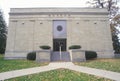 Entrance to the Rutherford Hayes Presidential Center, Fremont, OH Royalty Free Stock Photo