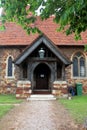 Entrance to Saint Lawrence church in Steeple Royalty Free Stock Photo