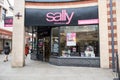 Entrance to Sally Salon Services Hairdressing and Cosmetics store shop