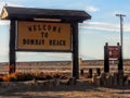 Entrance Sign to Bombay Beach at the Salton Sea