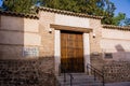 Entrance to Santa Maria La Bianca Synagogue (Translation of Plaque: National Monument, 12th Century Ancient Synagogue