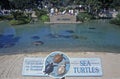 Entrance to Sea Turtle exhibit, Sea World, San Diego, CA