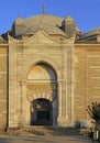 The entrance to Selimiye Mosque in Edirne Royalty Free Stock Photo