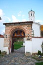 Entrance to a Serbian monastery Royalty Free Stock Photo