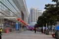 Entrance to Shanghai Railway Station building