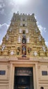 Entrance to the Shri krishna temple Udupi Karnataka India