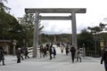 Entrance to the shrines at Ise