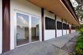 Entrance to simple office building Royalty Free Stock Photo