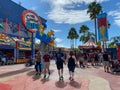 The entrance to The Simpsons Ride at Universal Studios