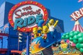 Los Angeles, Hollywood, USA - Simpsons ride in the Universal Studios park