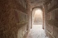 Entrance to Sousse catacombs flooded with light Royalty Free Stock Photo