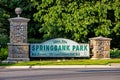 Entrance To Historic Springbank Park In London, Ontario