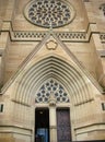 Entrance to St Mary`s Cathederal, Sydney Royalty Free Stock Photo