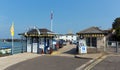 Entrance to Swanage pier Dorset England UK