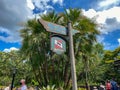 The entrance to the Swiss Family Robinson Treehouse in Magic Kingdom in Disney World Orlando, Florida Royalty Free Stock Photo