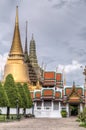 Entrance to the Temple of the Emerald Buddha complex Royalty Free Stock Photo