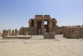 Entrance to the temple at Kom Ombo Royalty Free Stock Photo