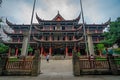 Entrance to the temple in Wenshu Monastery