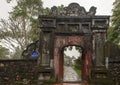 Entrance to the Thien Mu Pagoda in Hue, Vietnam Royalty Free Stock Photo