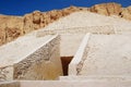 Entrance to the tomb in The Valley of the Kings, Egypt Royalty Free Stock Photo