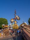 Entrance to Tomorrowland at the Disneyland Park